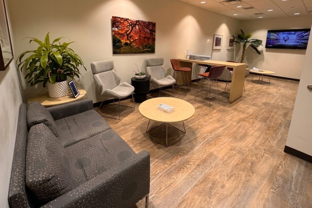 caregiver room at texas radiotherapy